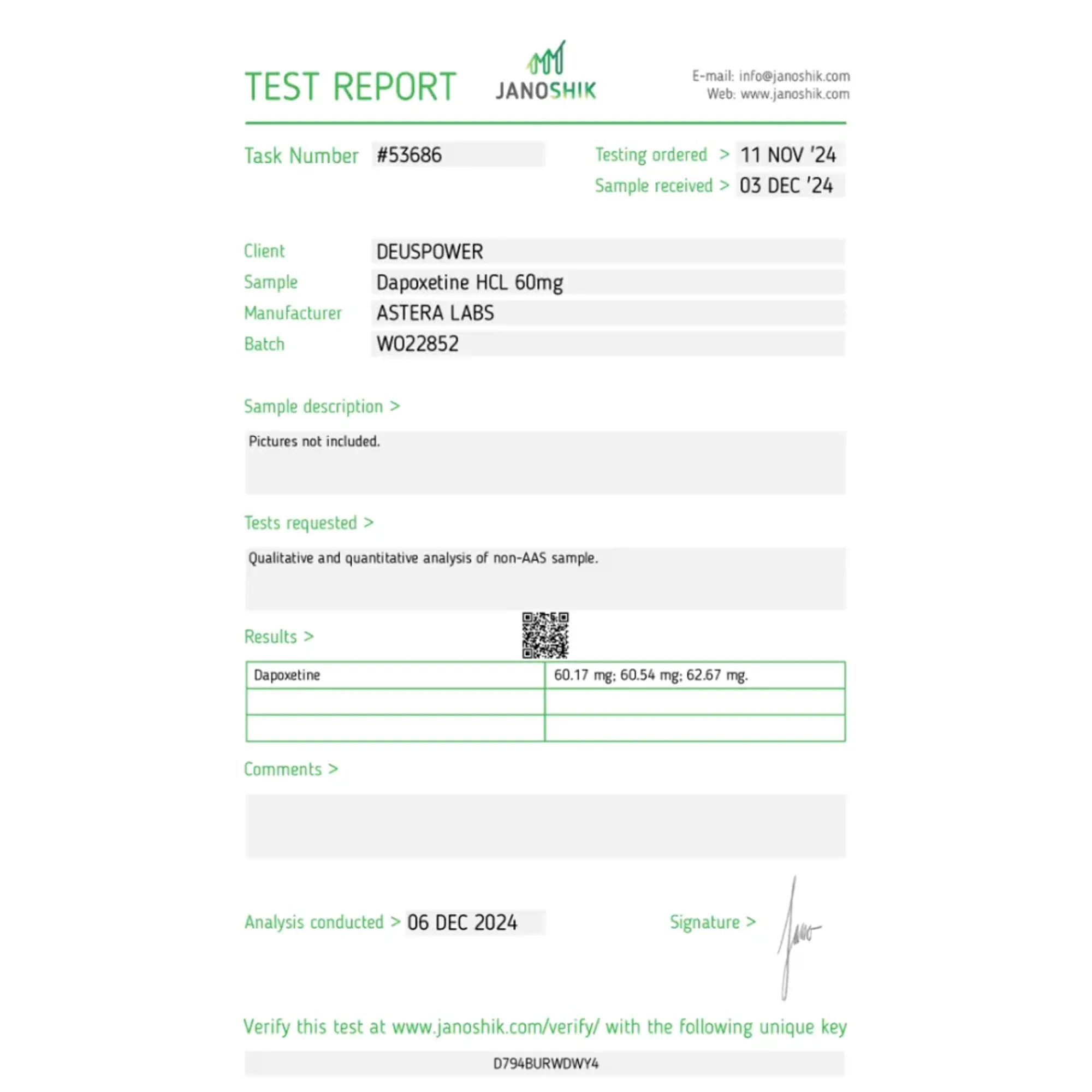 Dapoxetine HCL, Astera Labs, Buy Steroids Online - helixamed.com