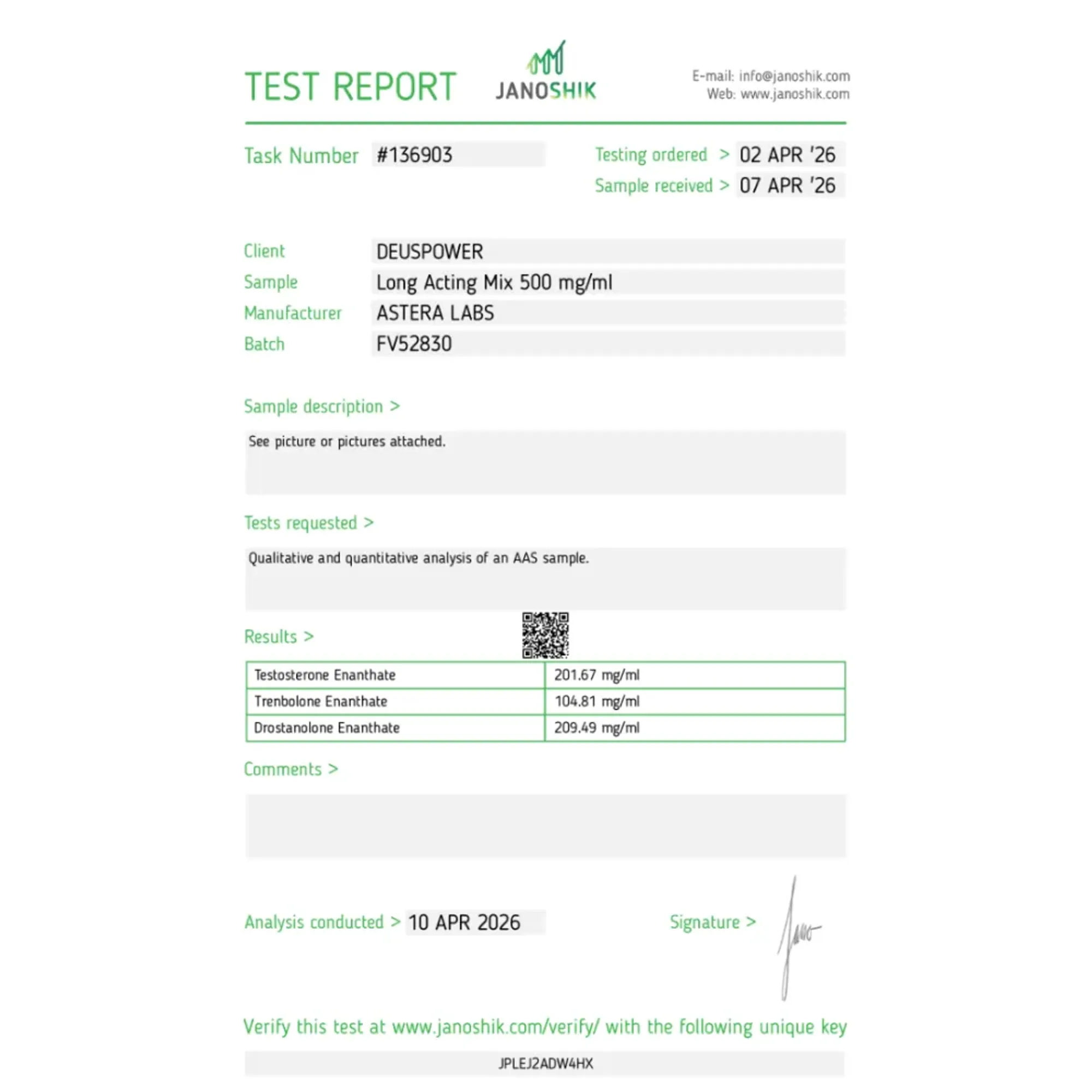 Mezcla de acción prolongada, Astera Labs, compre esteroides en línea - helixamed.com