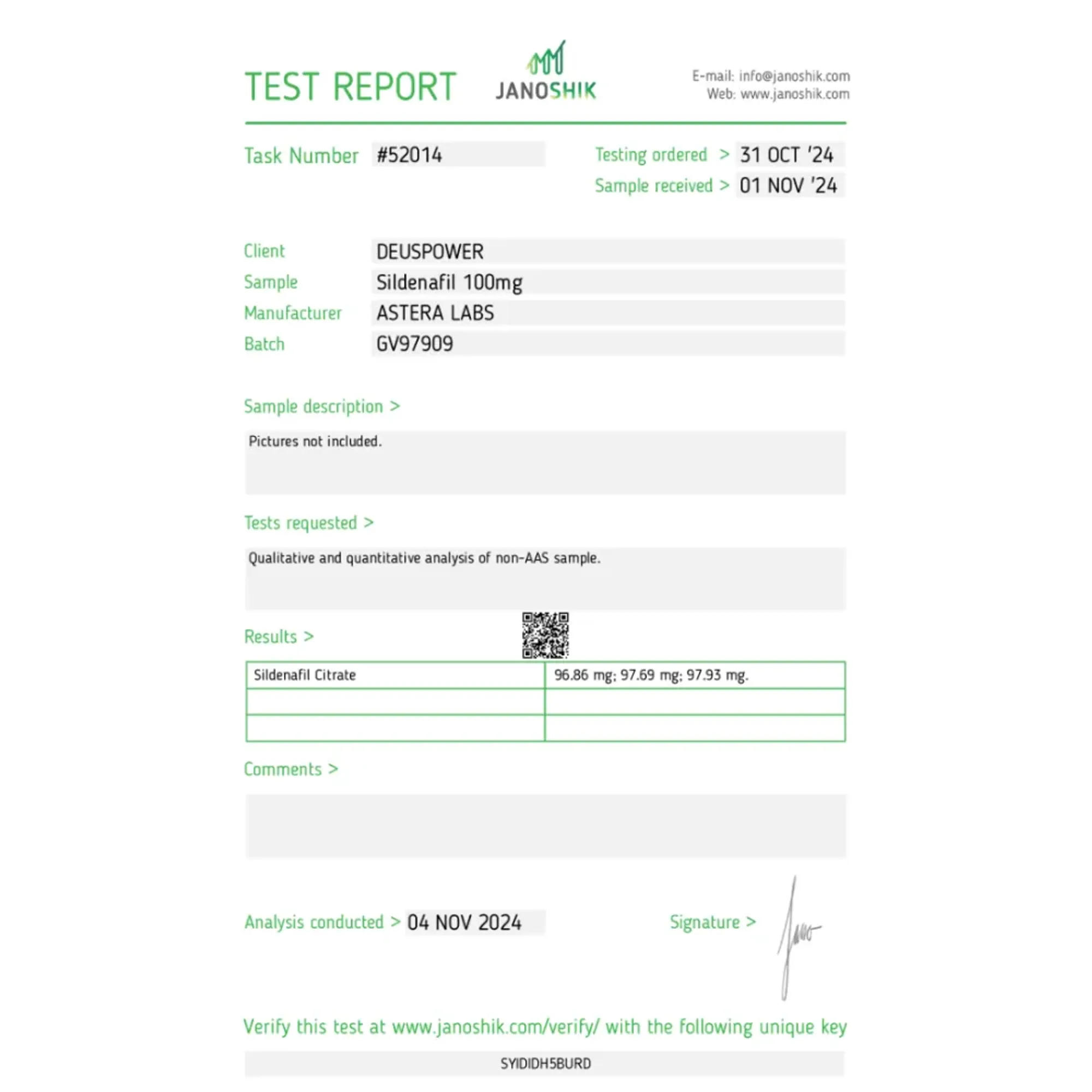 Sildenafil Citrate (Viagra) - 100 tabs, Astera Labs, Buy Steroids Online - helixamed.com