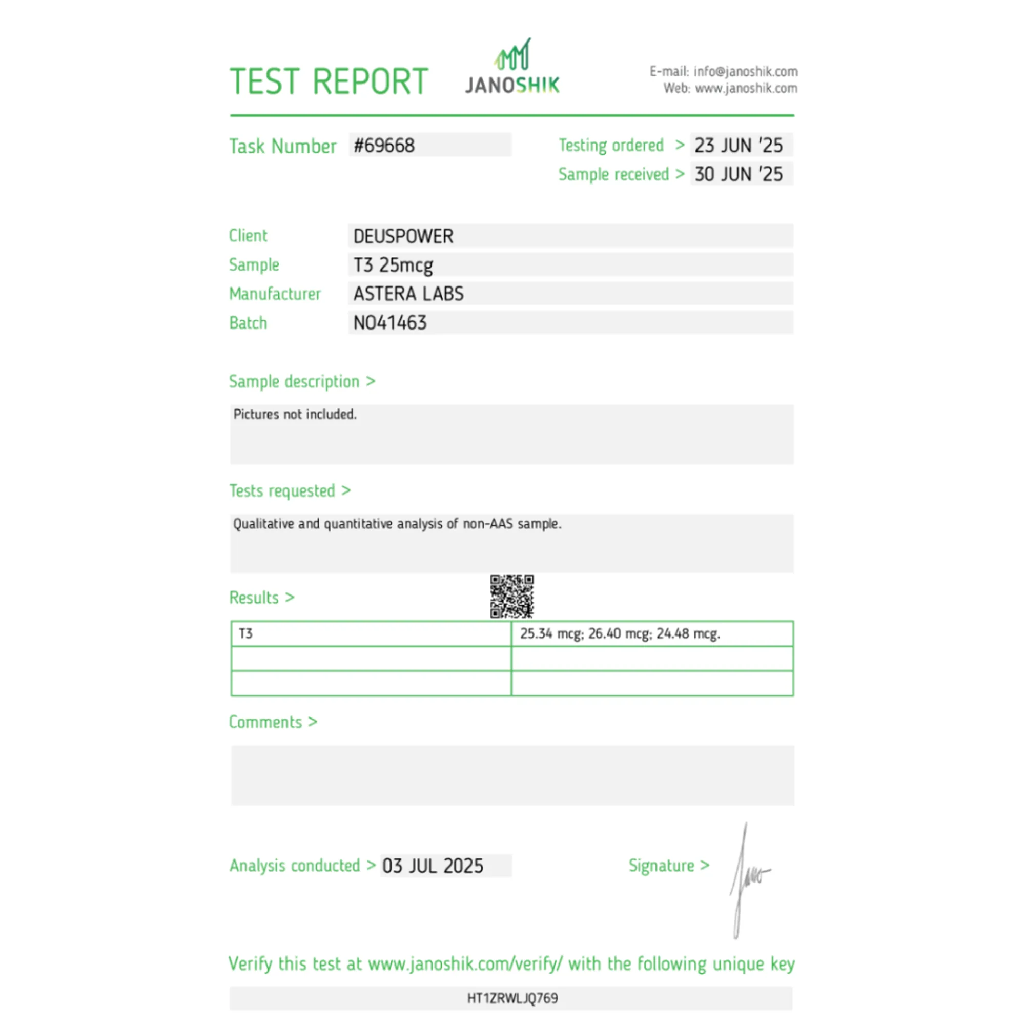Liothyronine Sodium (T3), Astera Labs, Buy Steroids Online - helixamed.com