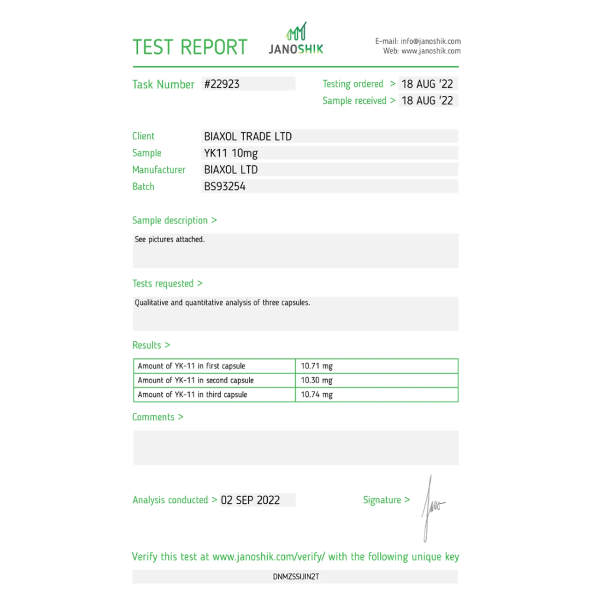 YK11, Biaxol, Buy Steroids Online - helixamed.com