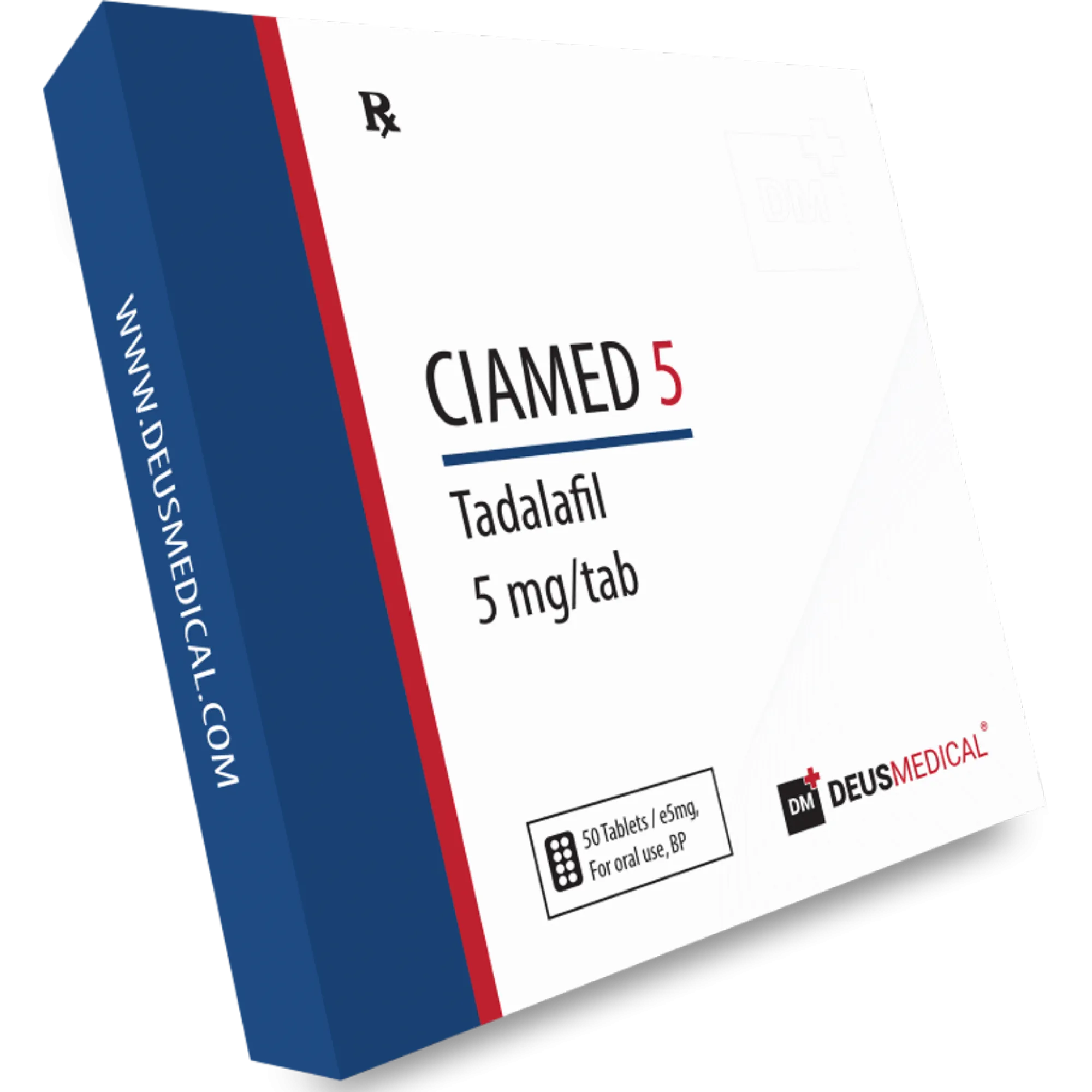 CIAMED 5 (Tadalafil) - Cialis, Deus Medical, Acquista Steroidi Online - helixamed.com