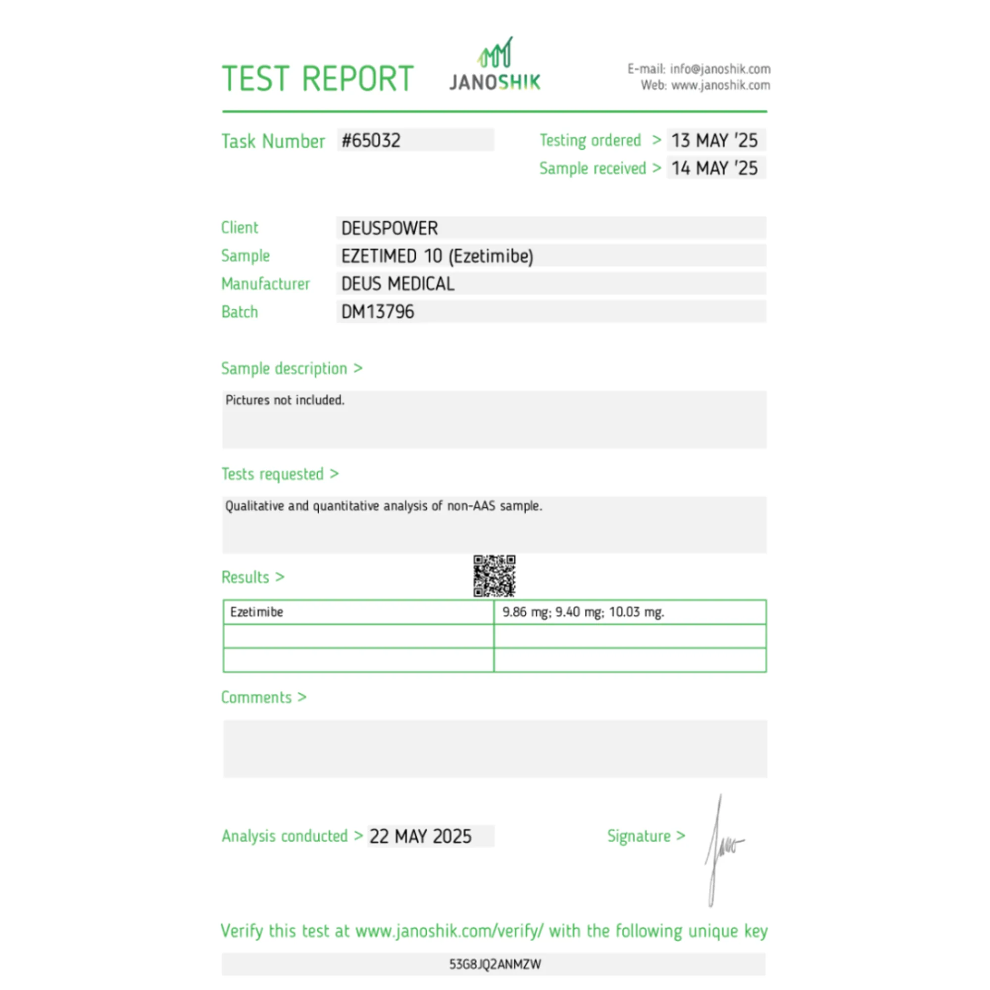 EZETIMED 10 (Ezetimibe), Deus Medical, Koupit steroidy online – helixamed.com