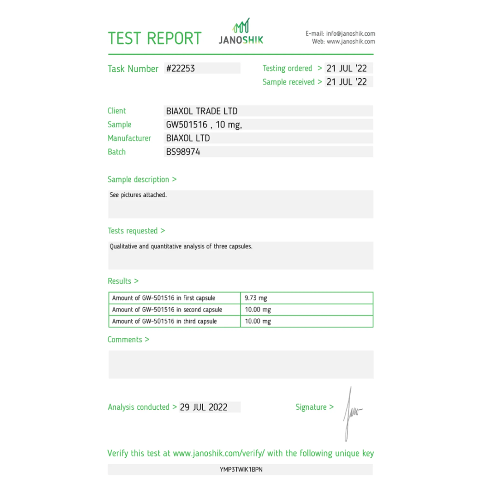 CARDARINE GW501516, Biaxol, Buy Steroids Online - helixamed.com