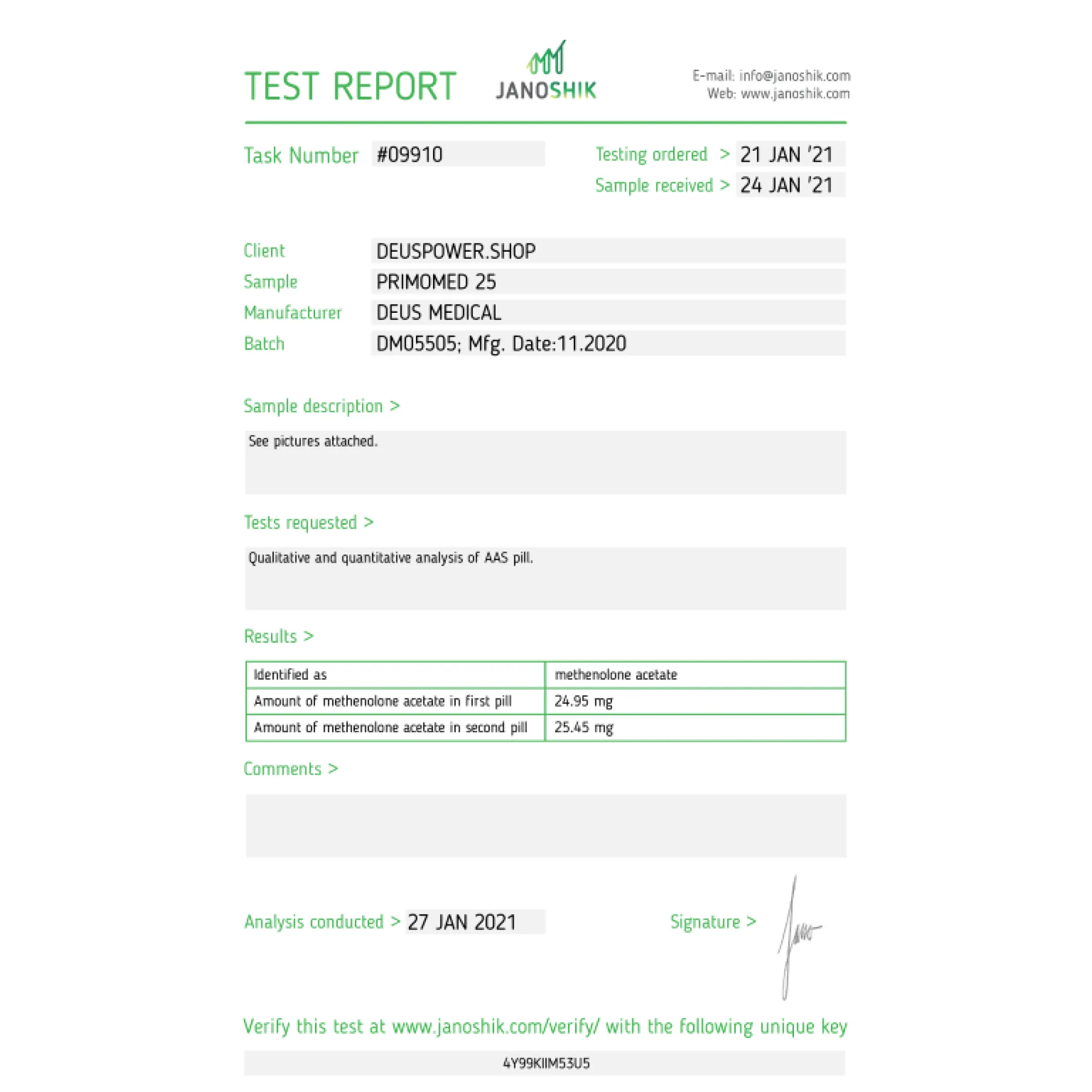 PRIMOMED 25 (metenolonacetat), Deus Medical, köp steroider online - helixamed.com