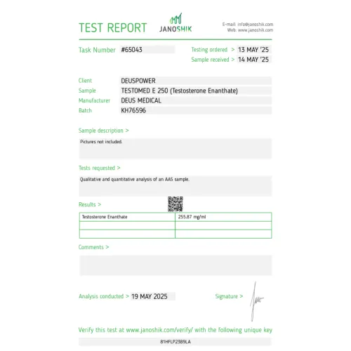 TESTOMED E 250 (testosteron enanthate)