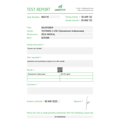 TESTOMED U 250 (Testosterone Undecanoate)