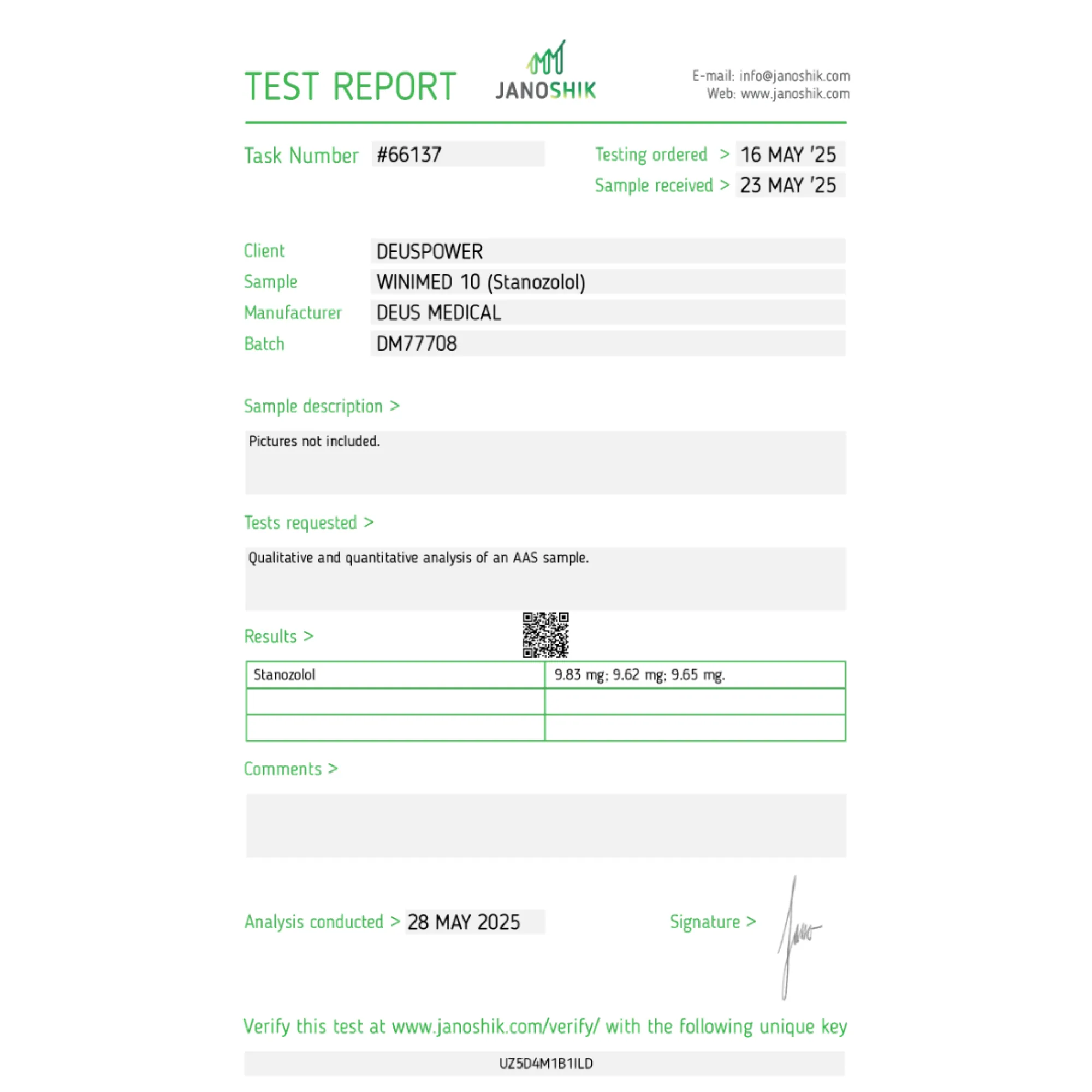WINIMED 10 (Stanozololo), Deus Medical, Acquista Steroidi Online - helixamed.com