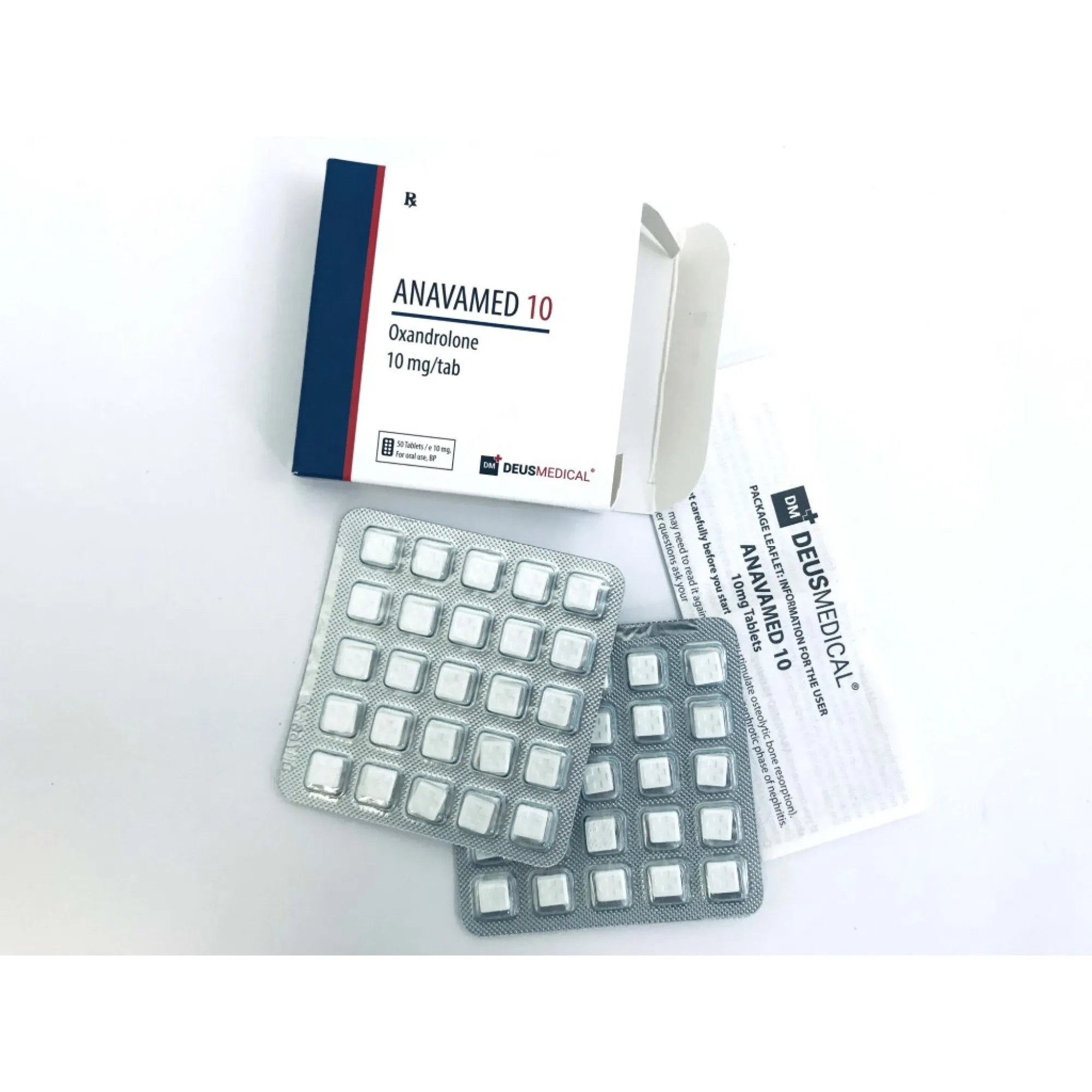 ANAVAMED 10 (Oxandrolon), Deus Medical, Kaufen Sie Steroide Online - helixamed.com